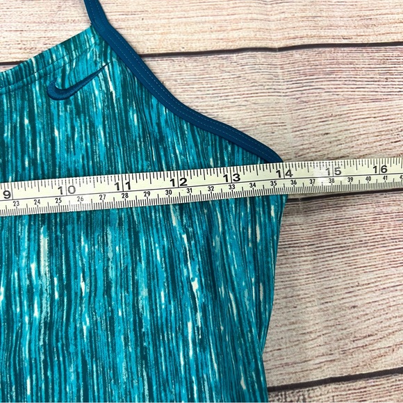 Nike Girls Rush Heather Blue Cross-back One Piece Swimsuit Size L (12-13) - Picture 11 of 12